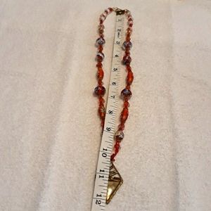 Beautiful  glass bead necklace